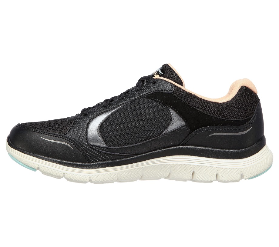 Skechers Flex Appeal 4.0 True Clarity Black Light Pink