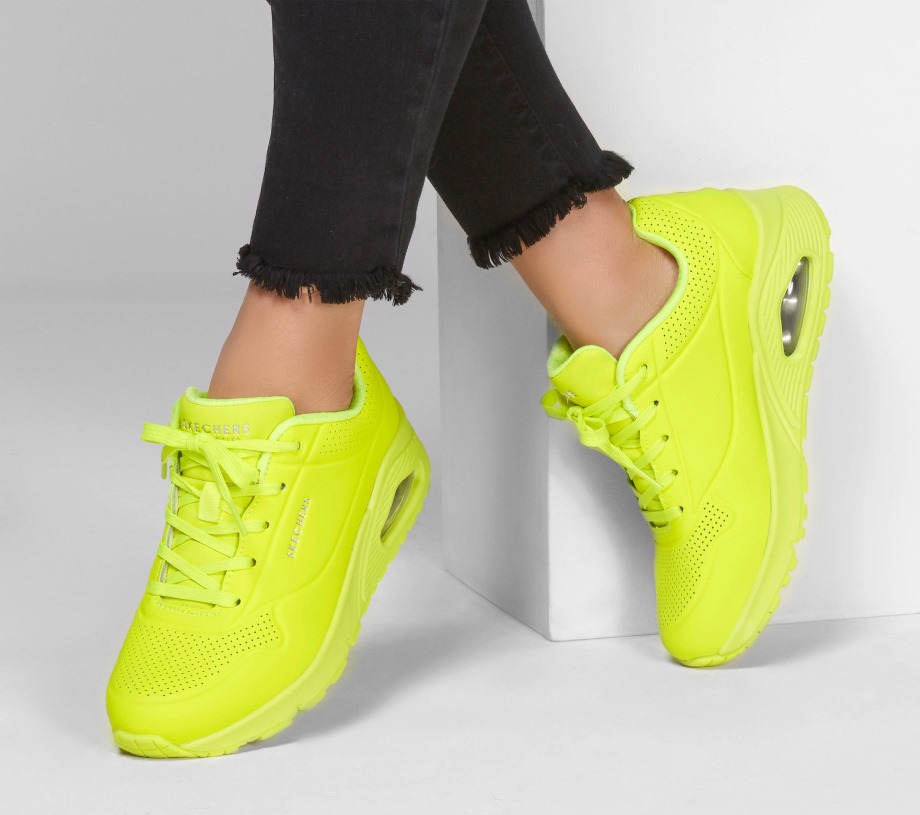 Uno Night Shades Neon Yellow Skechers