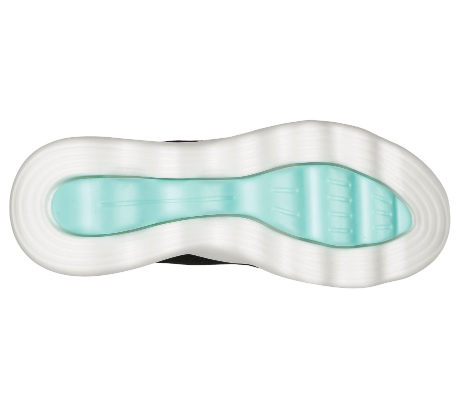 GO WALK Massage Fit Skechers Black Turquoise