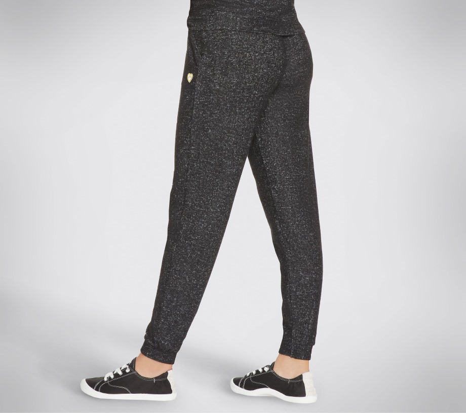 Skechers BOBS Apparel Heart Cozy Jogger Black Charcoal
