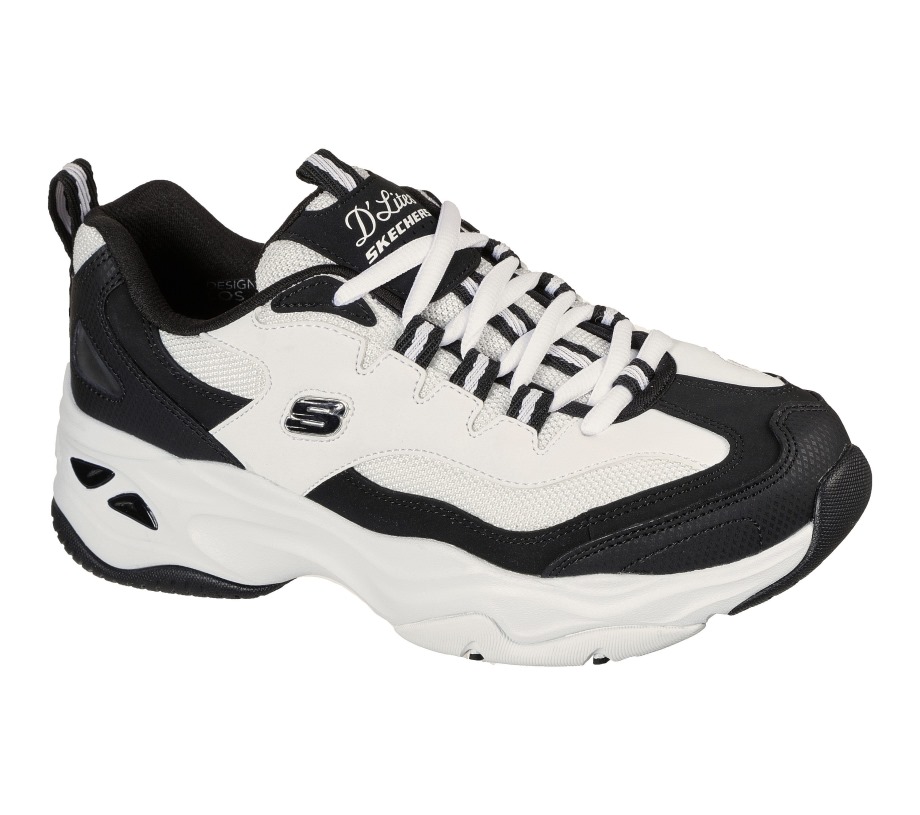 D'Lites 4.0 Fresh Diva Black White Skechers