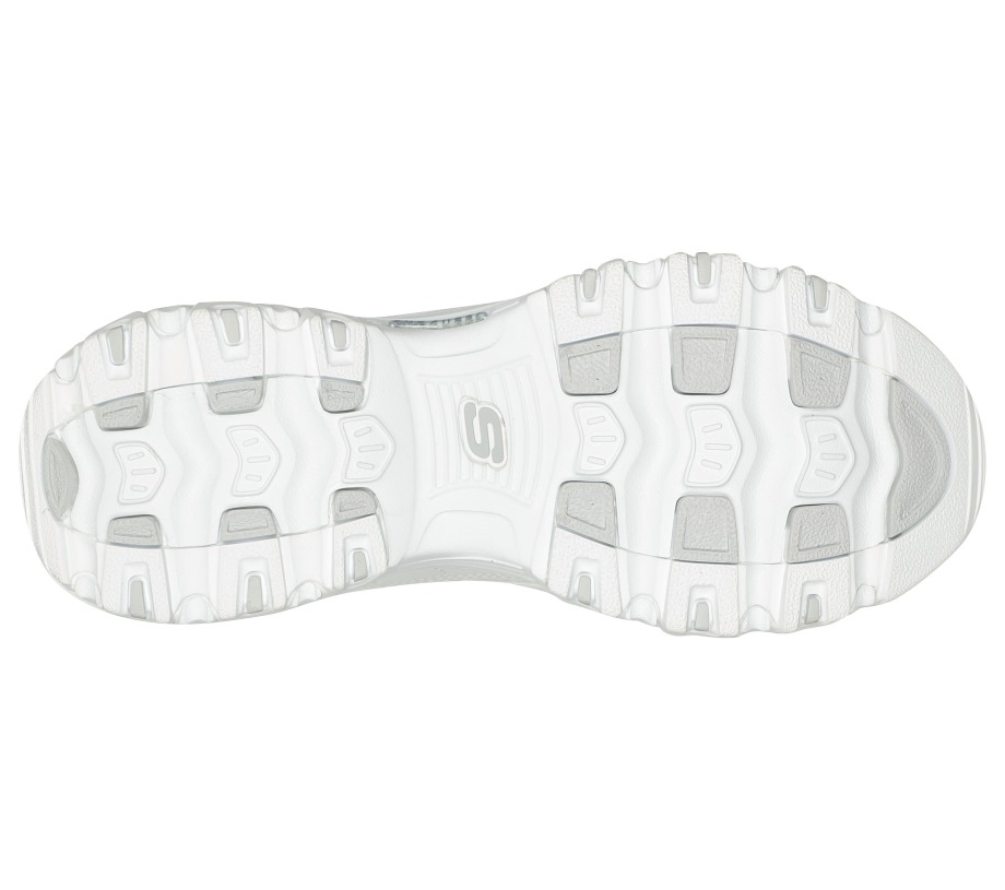 Skechers D'lites Fresh Start White Silver