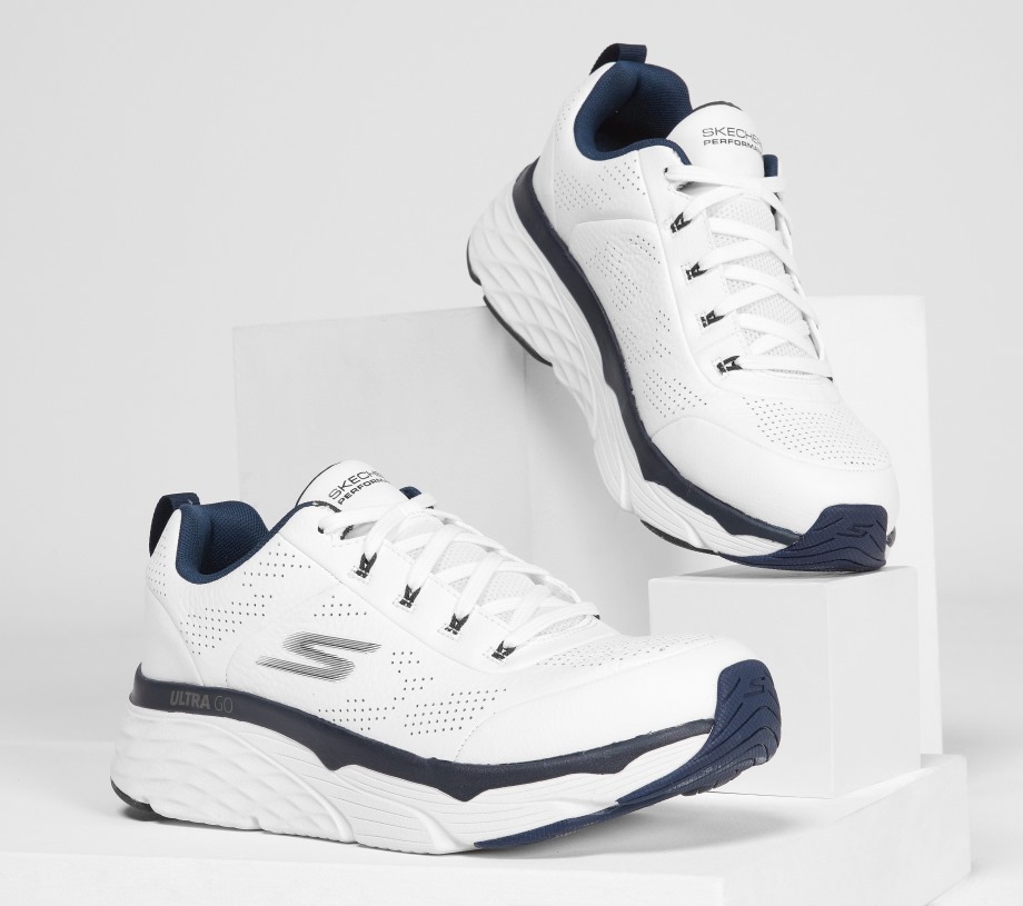 Max Cushioning Elite Lucid Skechers White Navy