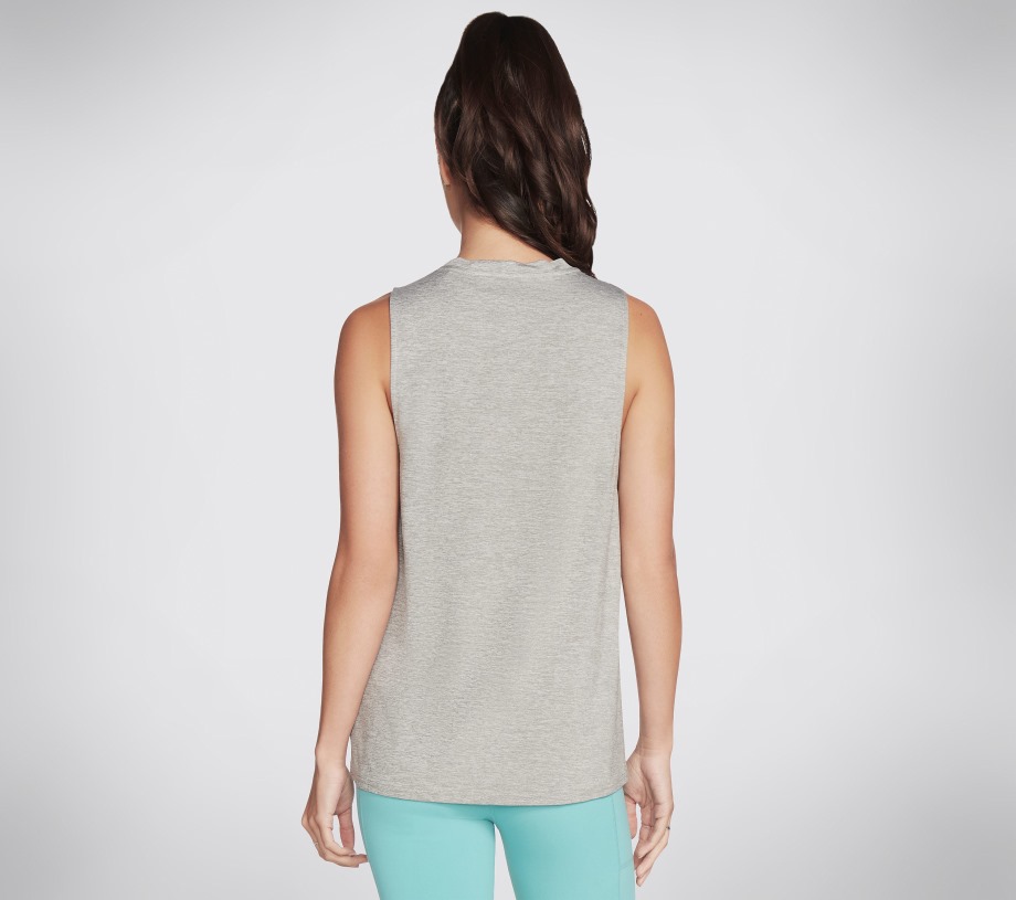 Forever Diamond Tank Skechers Light Gray