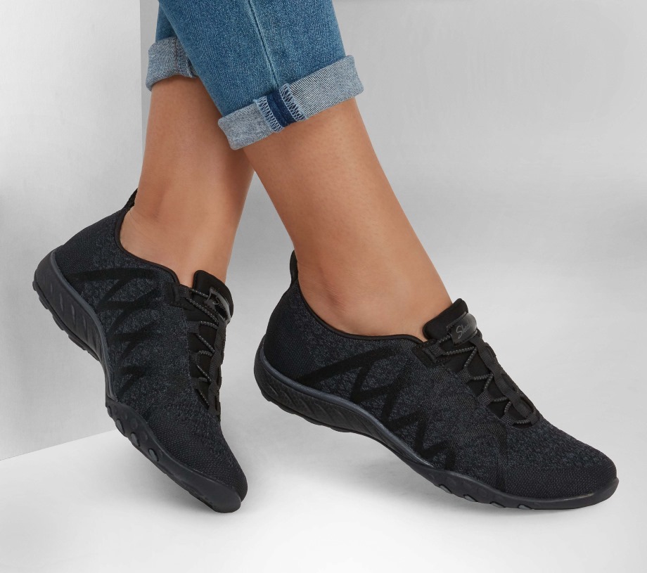 Skechers Relaxed Fit Breathe-Easy Infi-Knity Black
