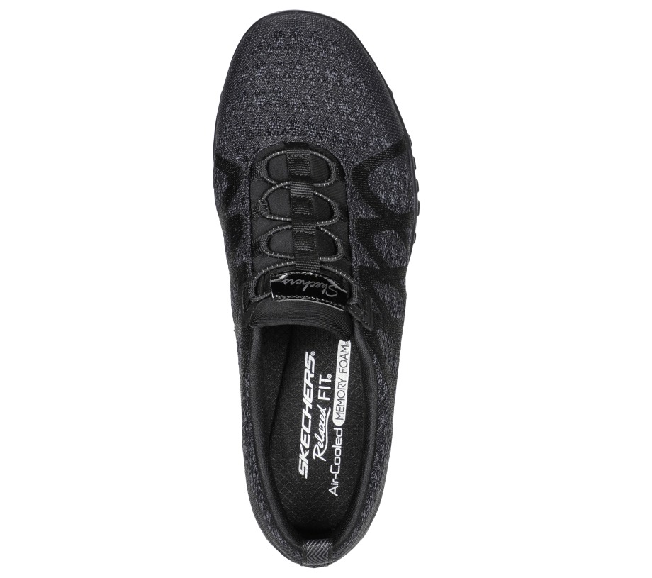 Skechers Relaxed Fit Breathe-Easy Infi-Knity Black