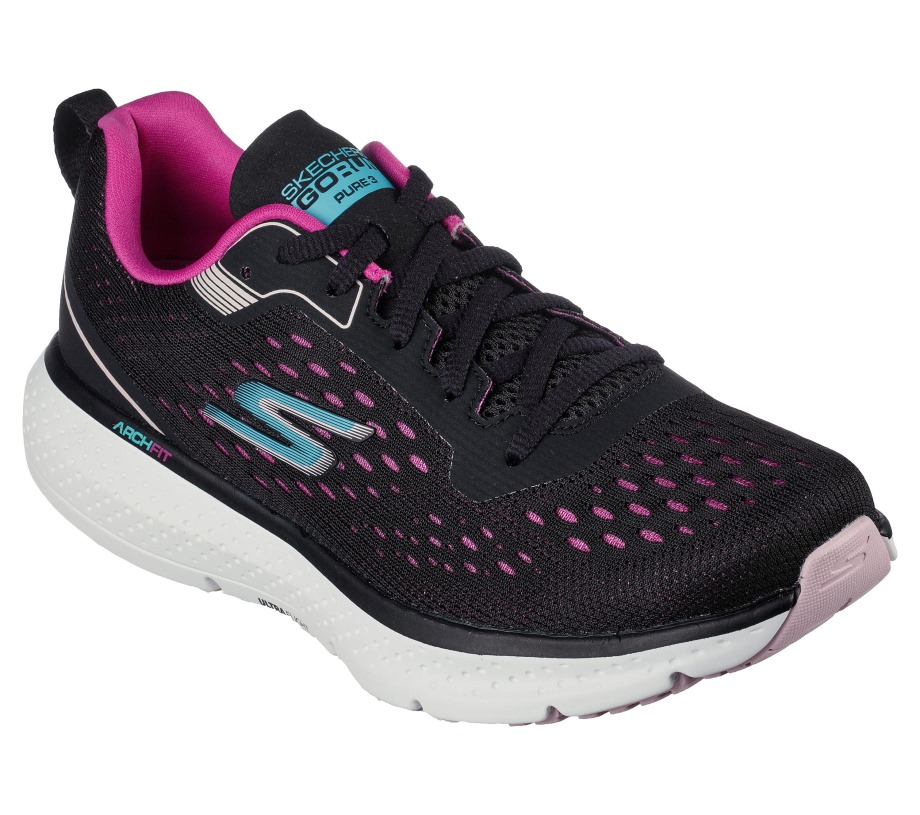 GO RUN Pure 3 Skechers Black