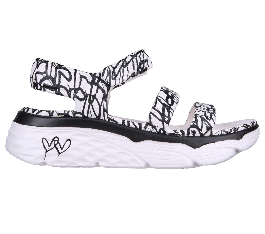 JGoldcrown Foamies Max Cushioning About Love White Black Skechers