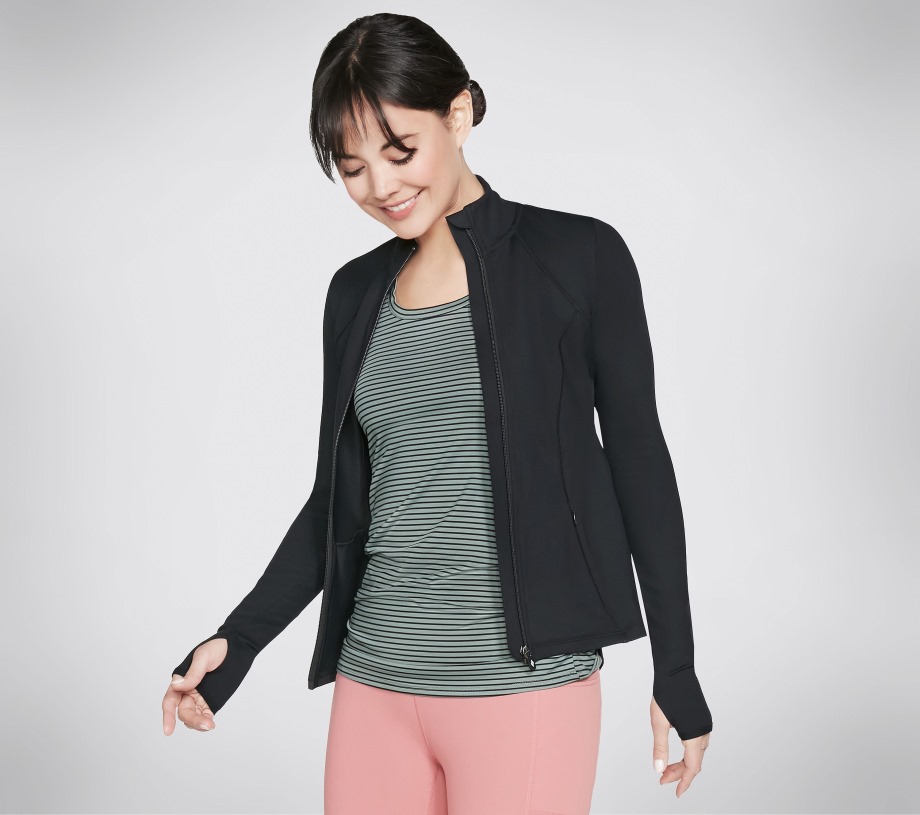 Skechers Apparel GOWALK Mesh Jacket Black