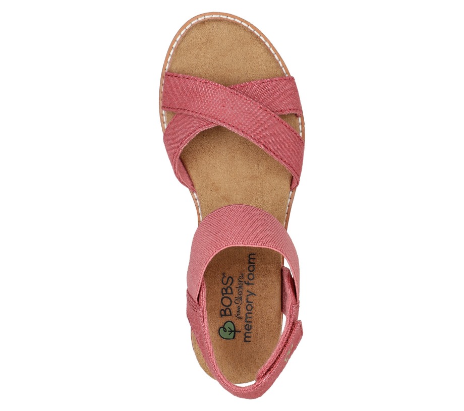 BOBS Desert Kiss Peaks & Valleys Skechers Red