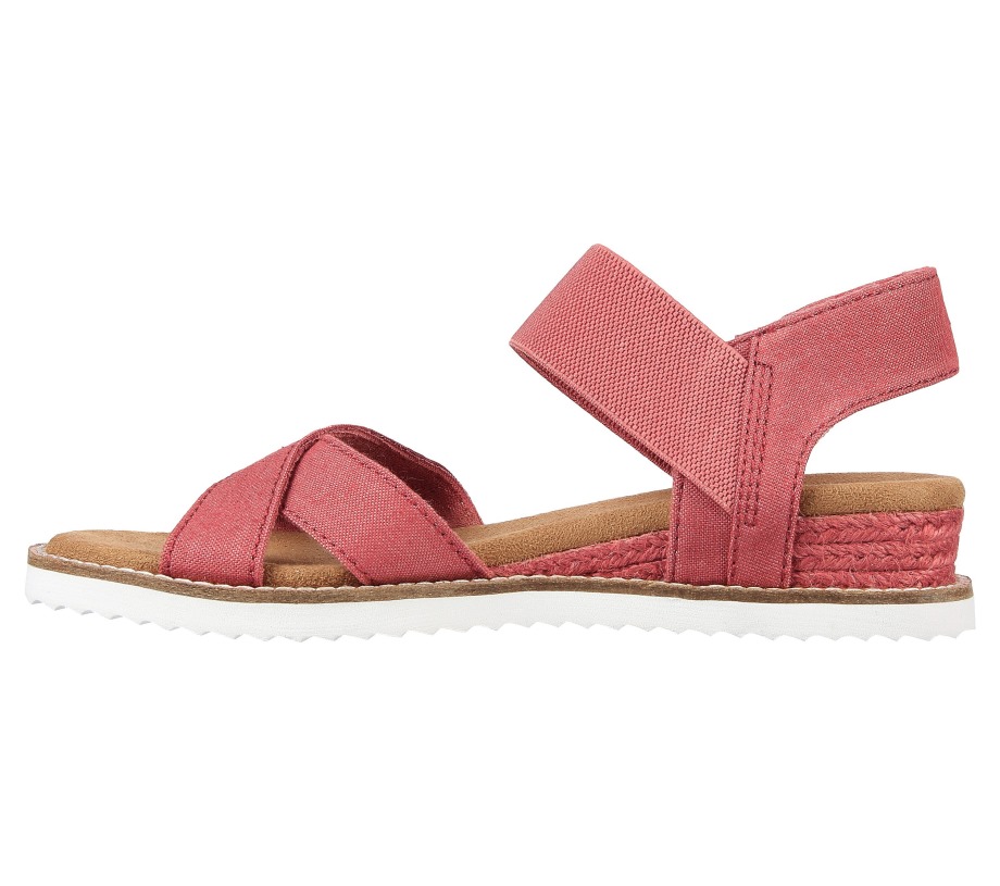 BOBS Desert Kiss Peaks & Valleys Skechers Red