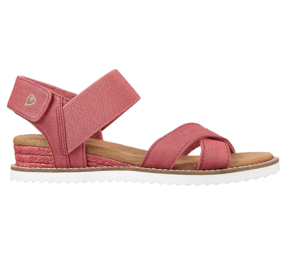 BOBS Desert Kiss Peaks & Valleys Skechers Red