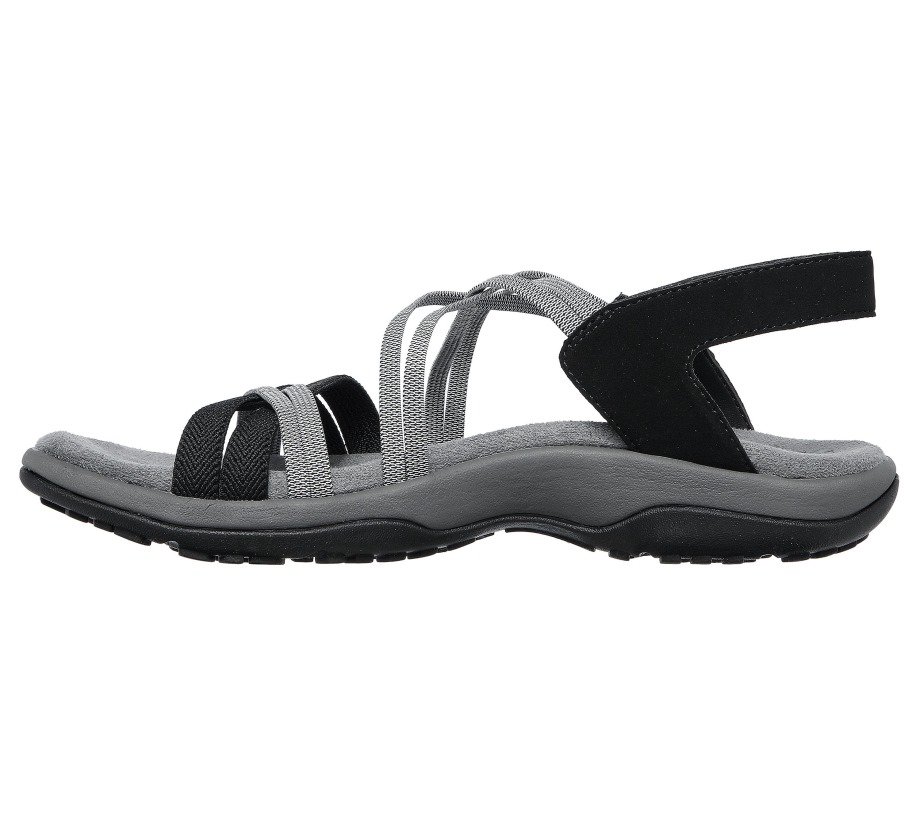 Skechers Reggae Slim Takes Two Black Charcoal
