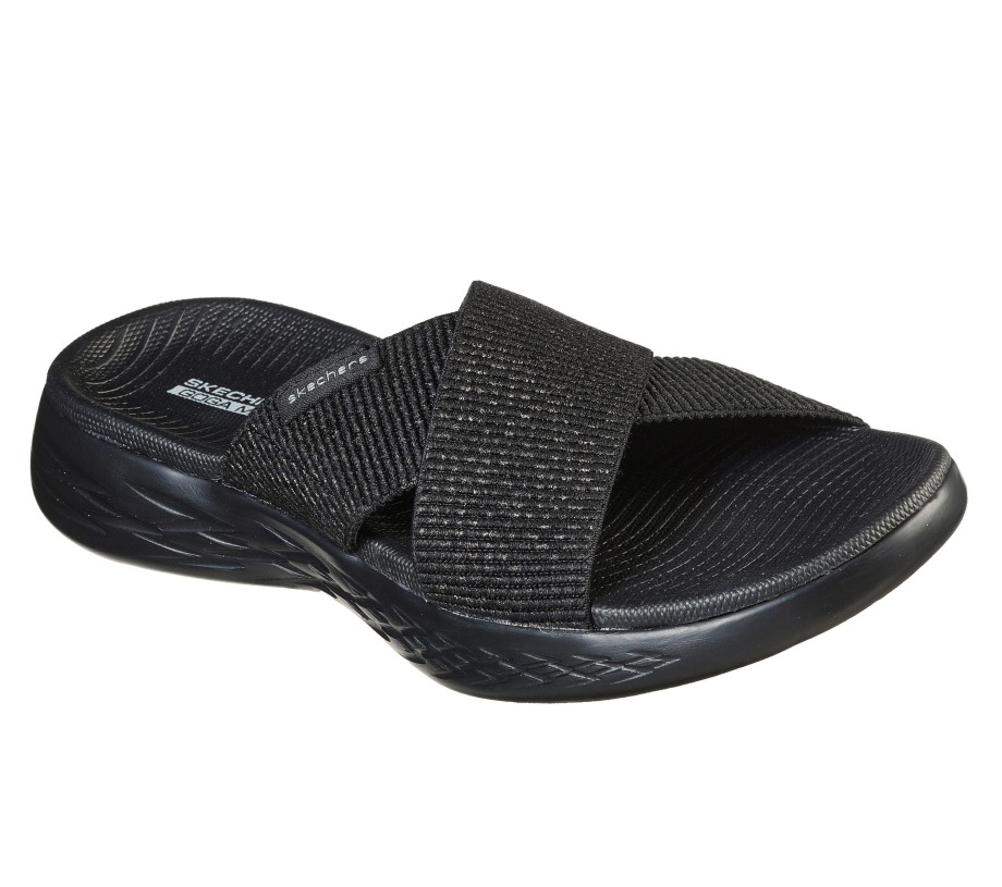 On-the-GO 600 Glistening Skechers Black