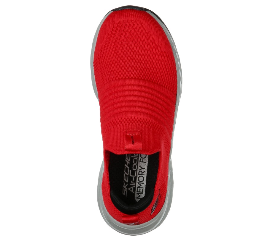 Elite Rush Valow Red Black Skechers