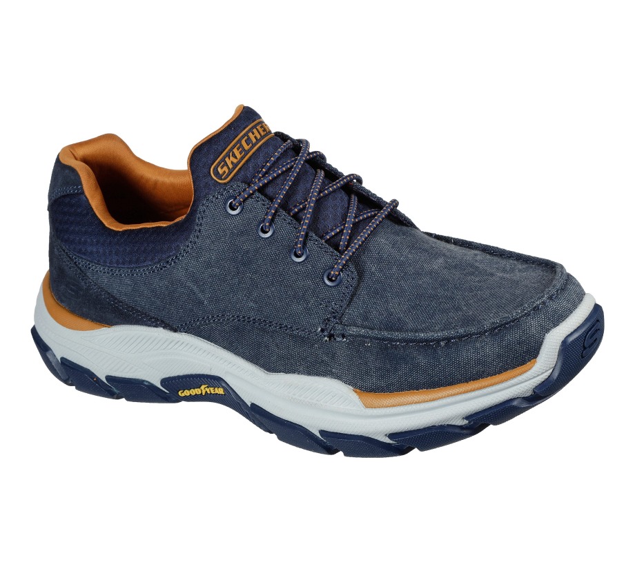 Relaxed Fit Respected Loleto Navy Skechers