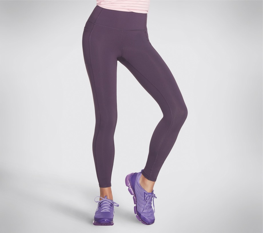 Skechers Apparel GOWALK HW Legging Dark Purple