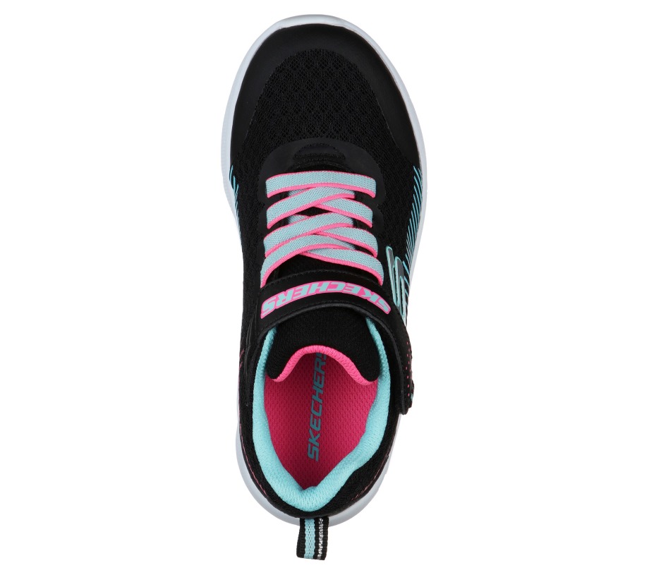 Microspec Black Aqua Skechers