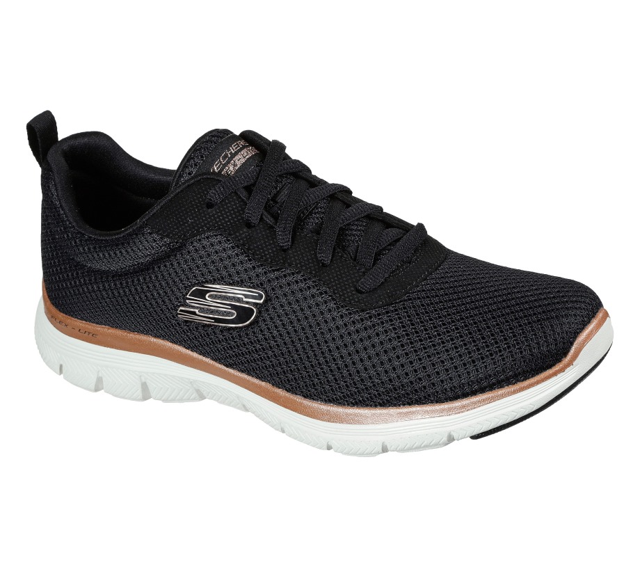 Flex Appeal 4.0 Brilliant View Skechers Black Rose Gold