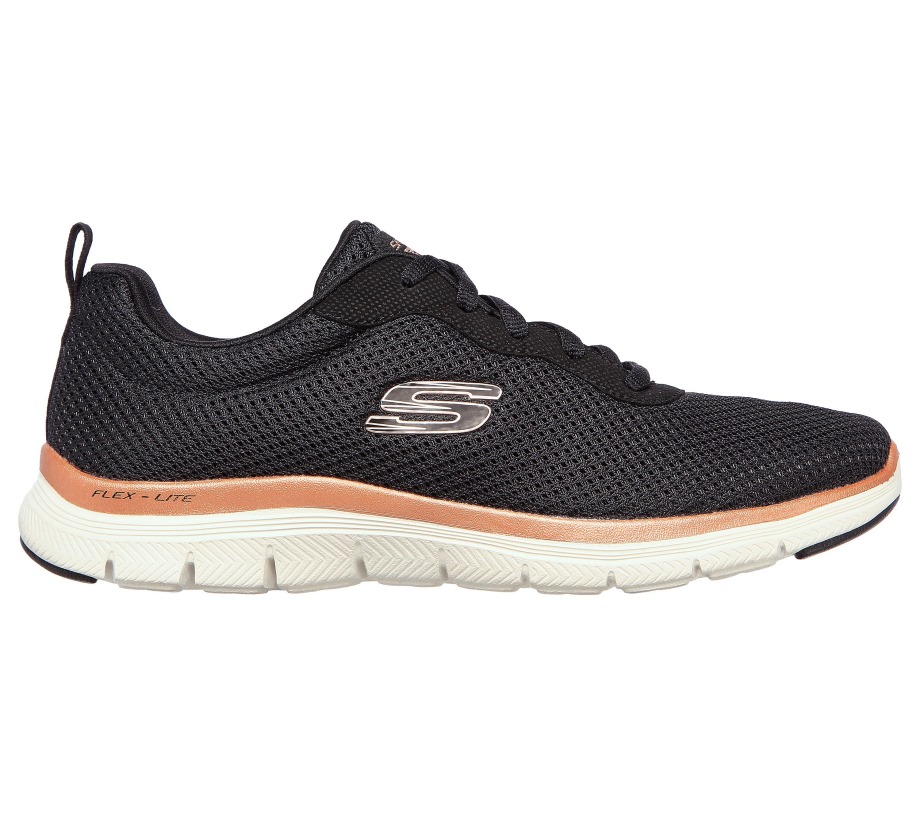 Flex Appeal 4.0 Brilliant View Skechers Black Rose Gold