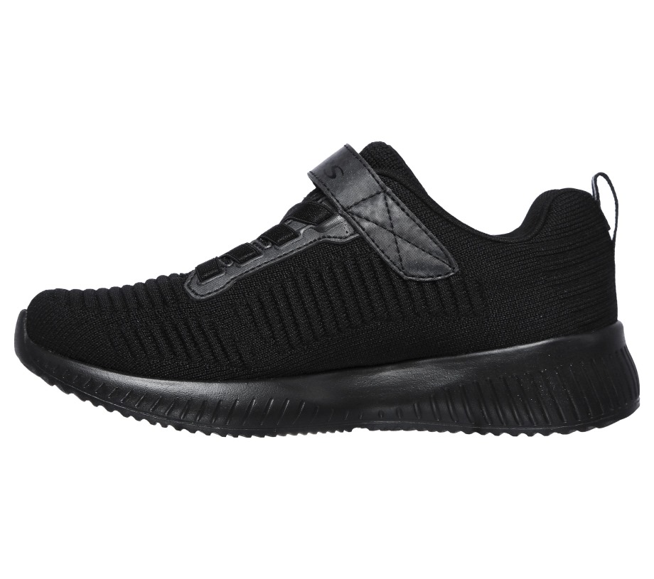 LIL BOBS Sport Squad Charm League Skechers Black