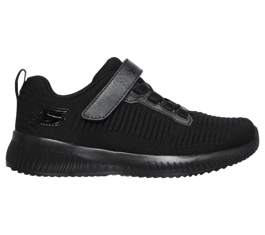 LIL BOBS Sport Squad Charm League Skechers Black