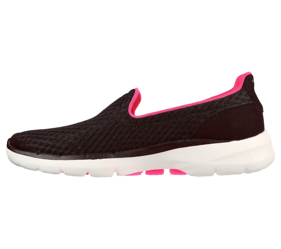 GOwalk 6 Big Splash Skechers Black Hot Pink
