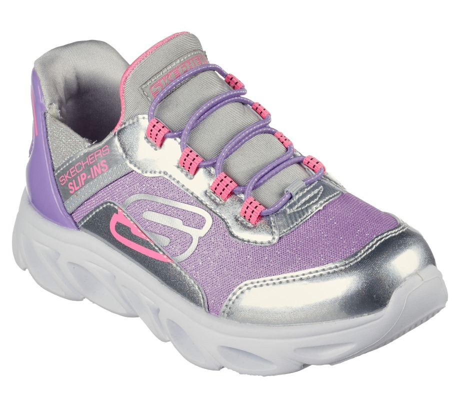 Slip-ins Flex Glide Gray Lavender Skechers