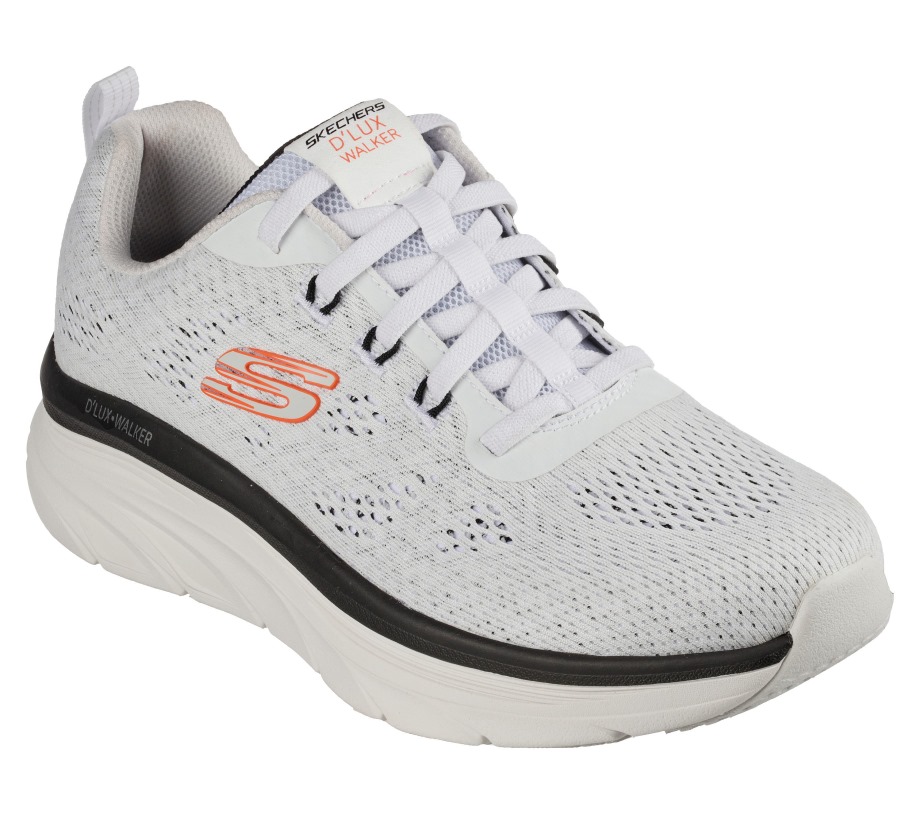 Skechers Relaxed Fit D'Lux Walker Commuter White Black