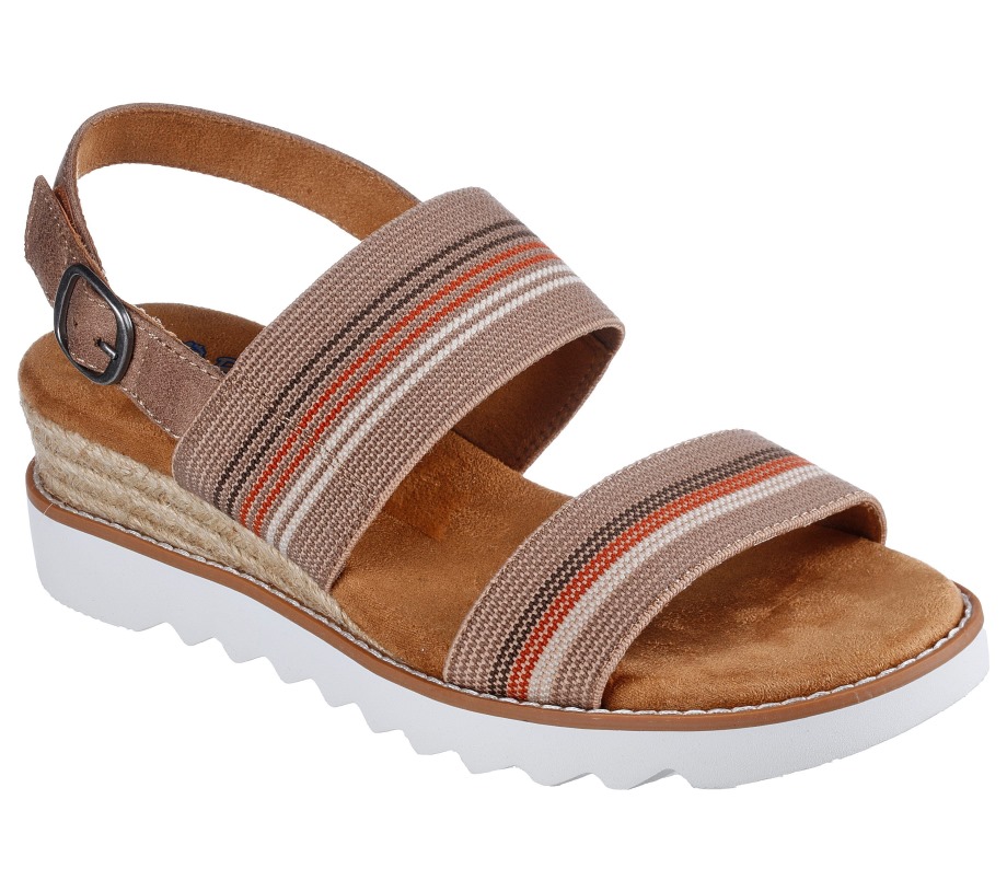 Skechers BOBS Desert Kiss Hi Tea Time Taupe Multi