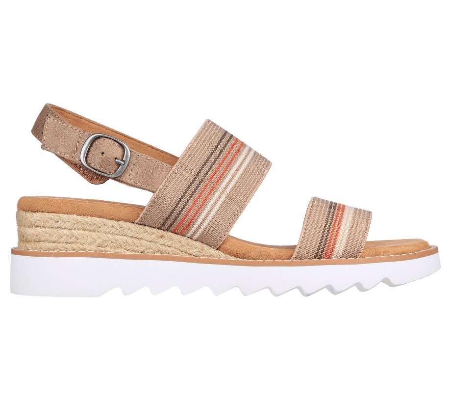Skechers BOBS Desert Kiss Hi Tea Time Taupe Multi
