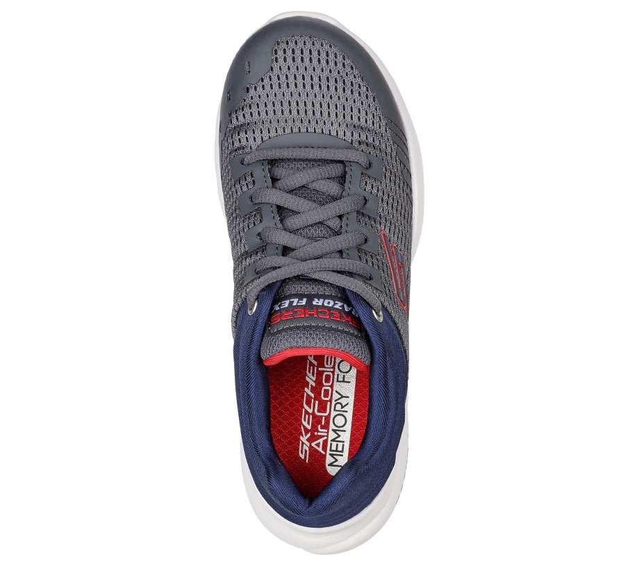 Razor Flex Skorvo Skechers Charcoal Navy