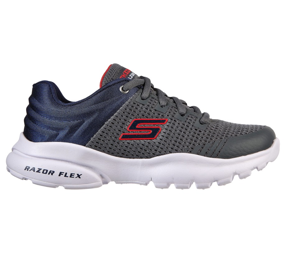 Razor Flex Skorvo Skechers Charcoal Navy