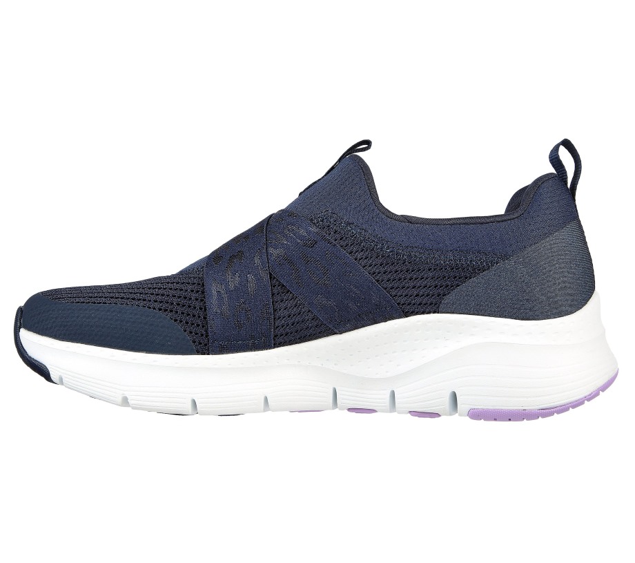 Arch Fit Modern Rhythm Navy Lavender Skechers