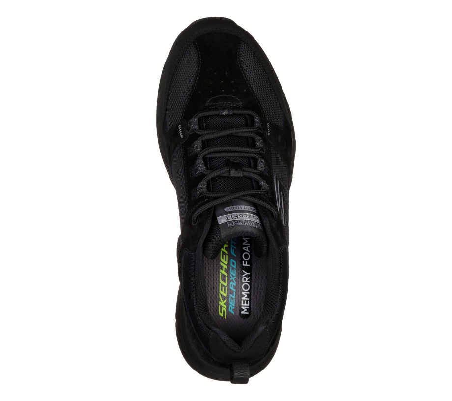Relaxed Fit Oak Canyon Black Skechers