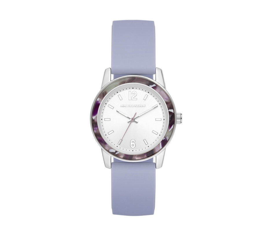 Accented Bezel Purple Watch Skechers Purple