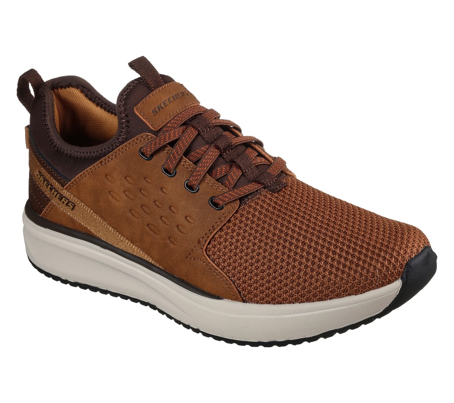 Relaxed Fit Crowder Colton Skechers Tan