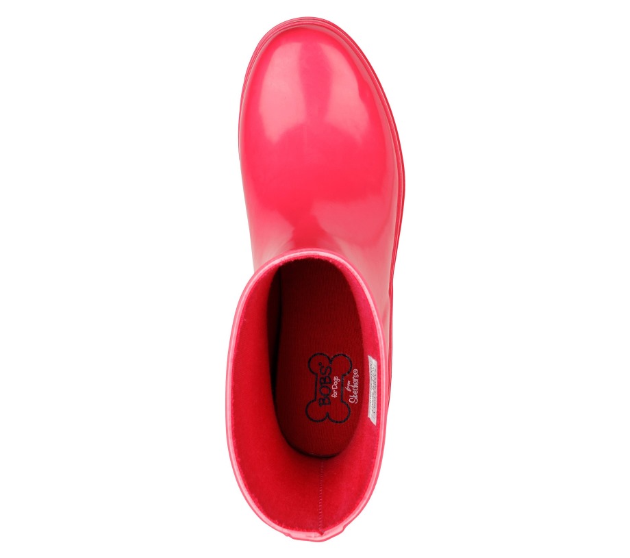 Skechers BOBS Rain Check Neon Puddles Hot Pink