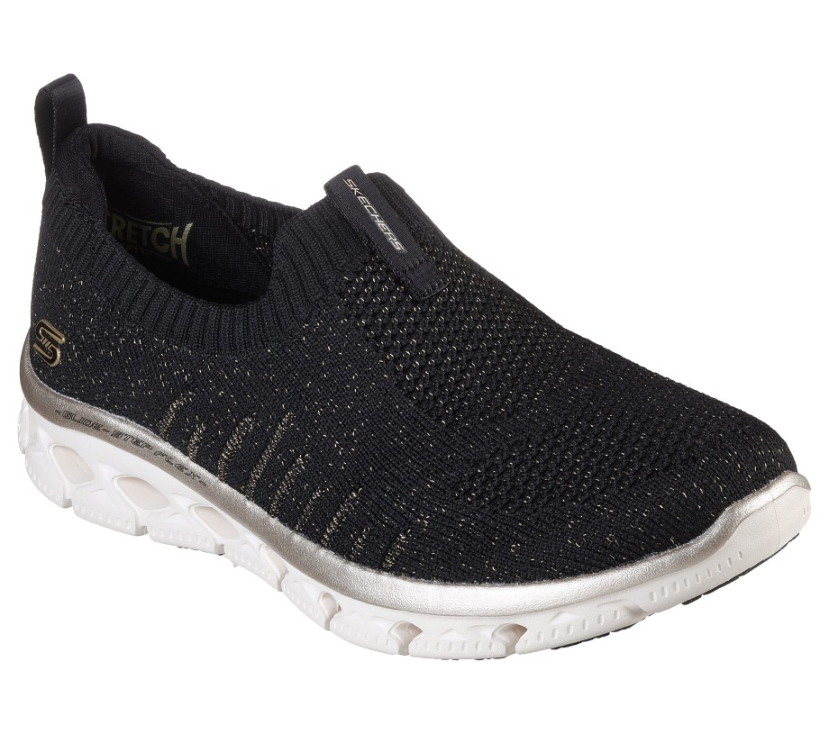 Glide-Step Flex Sweet Love Black Gold Skechers