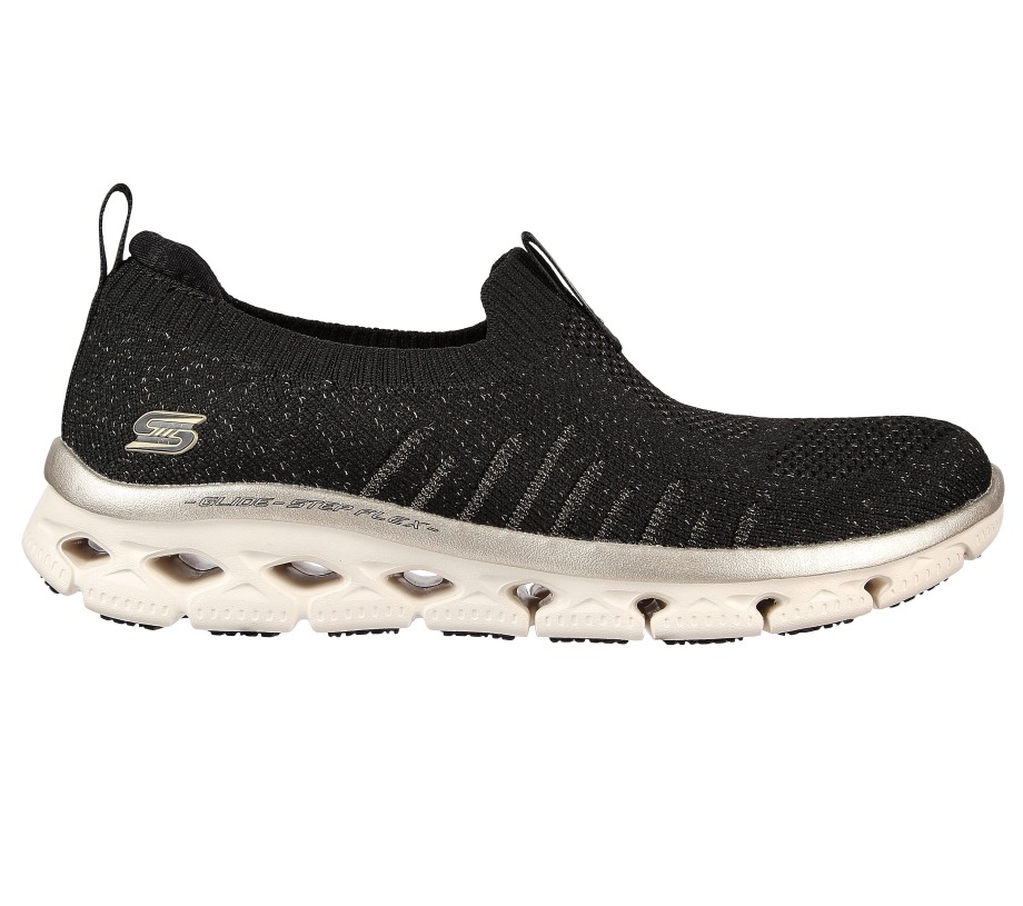 Glide-Step Flex Sweet Love Black Gold Skechers