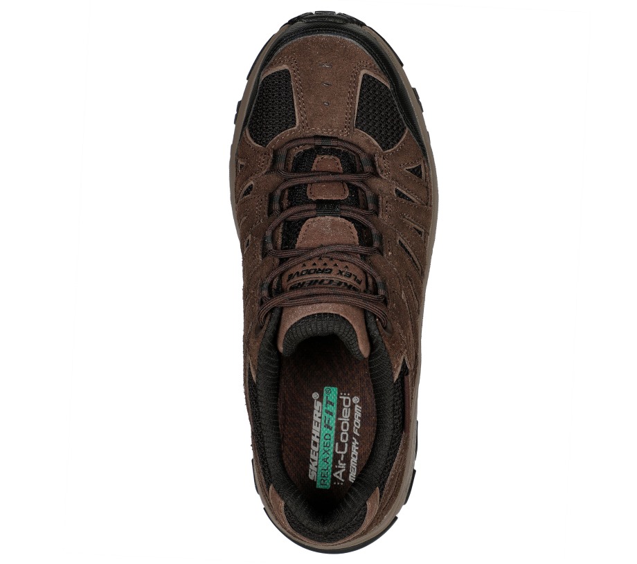 Skechers Relaxed Fit Edgmont Taggert Chocolate