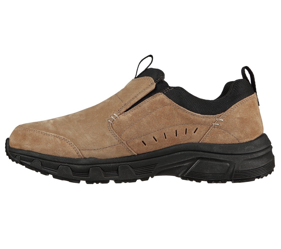 Relaxed Fit Oak Canyon Brown Black Skechers