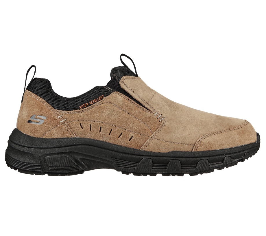 Relaxed Fit Oak Canyon Brown Black Skechers