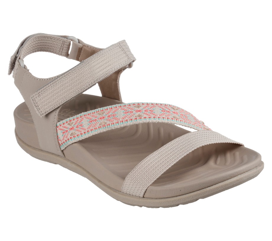 Reggae-Lite Beachy Sunrise Skechers Taupe Coral