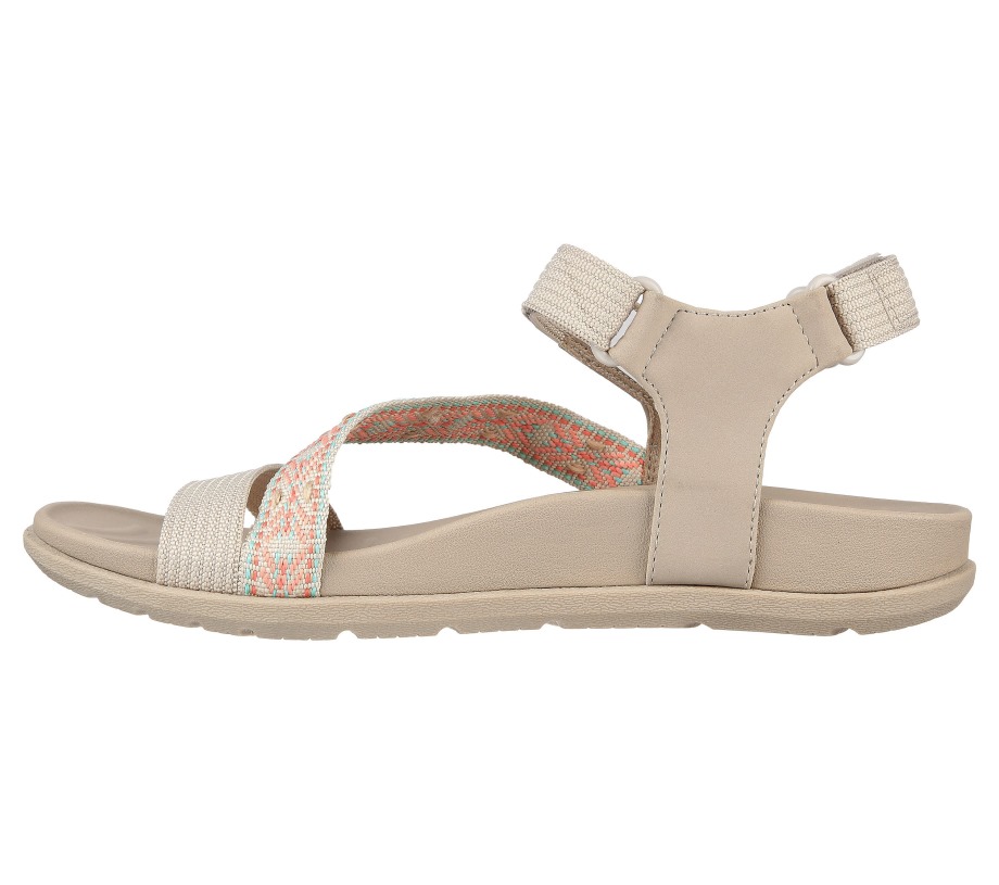 Reggae-Lite Beachy Sunrise Skechers Taupe Coral