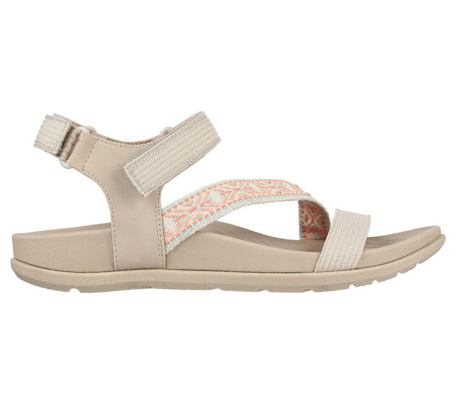 Reggae-Lite Beachy Sunrise Skechers Taupe Coral