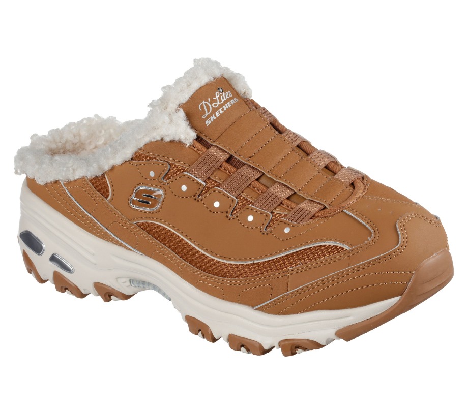 Skechers D'Lites Comfy Steps Chestnut