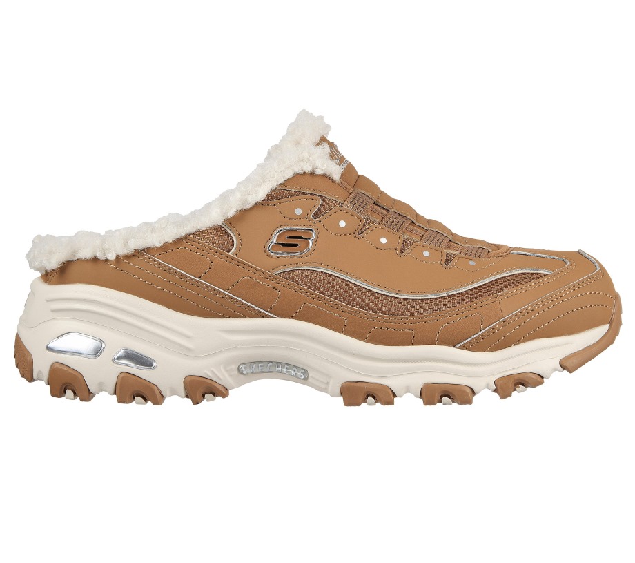 Skechers D'Lites Comfy Steps Chestnut