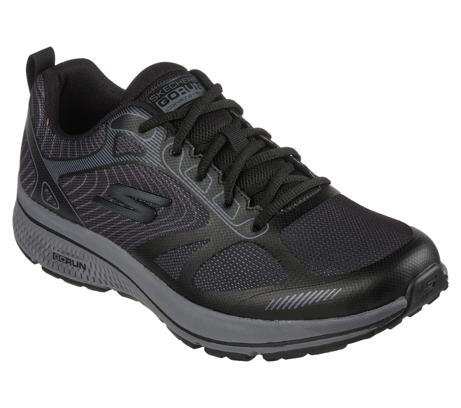 GOrun Consistent Fleet Rush Skechers Black Gray