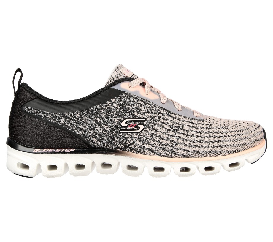 Glide-Step Sport Head Start Black Light Pink Skechers